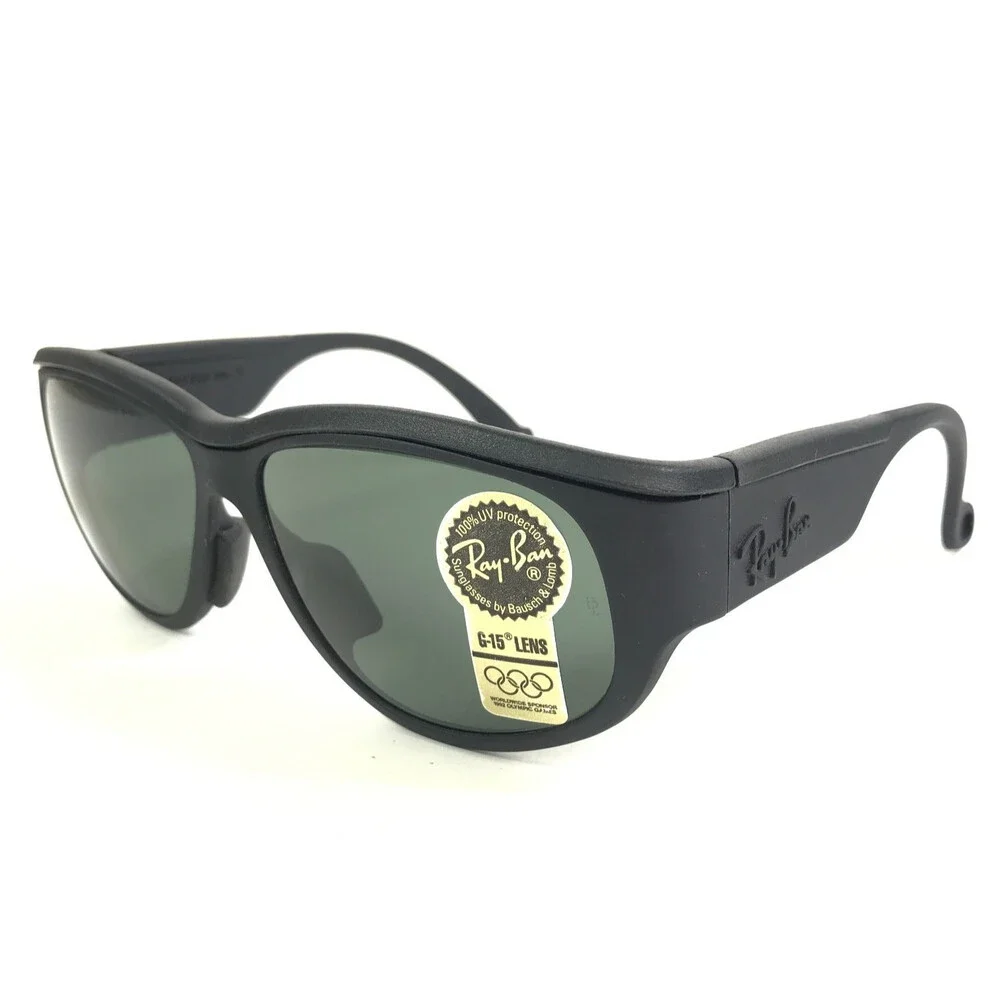 Vintage B&L Ray-Ban Sunglasses 1992 OLYMPIC GAMES 36 USC 380 Matte Black Frames